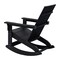 Flash Furniture Black Modern Poly Resin Adirondack Rocking Chair JJ-C14709-BK-GG - alternate 9